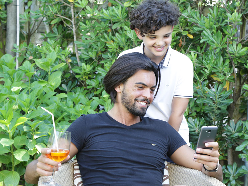 Giardino con area giochi hotel crystal pietrasanta